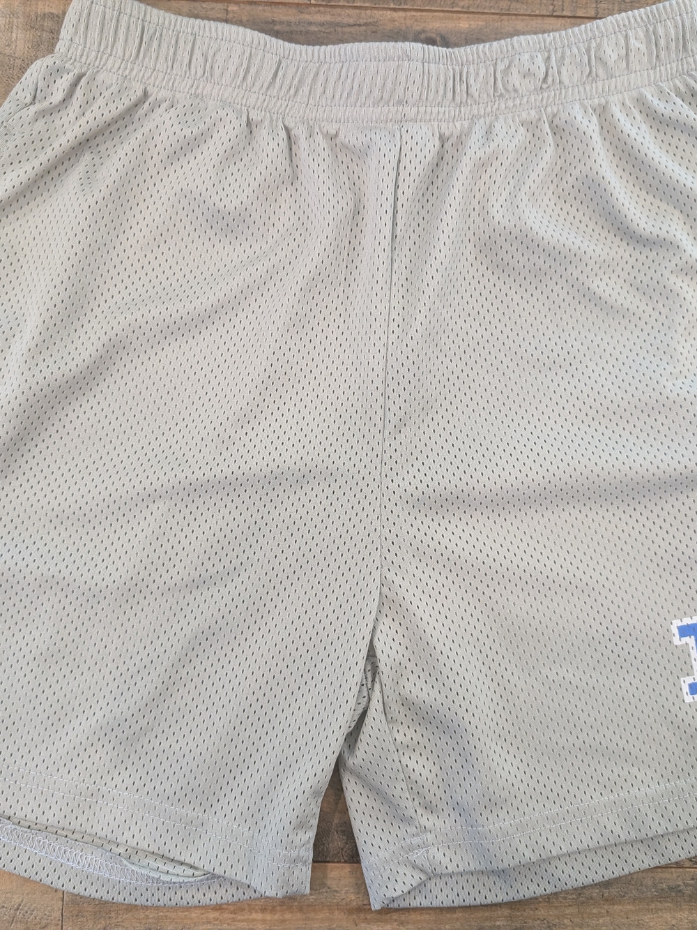 Eric Emanuel Light Gray Men's Mesh Athletic Shorts